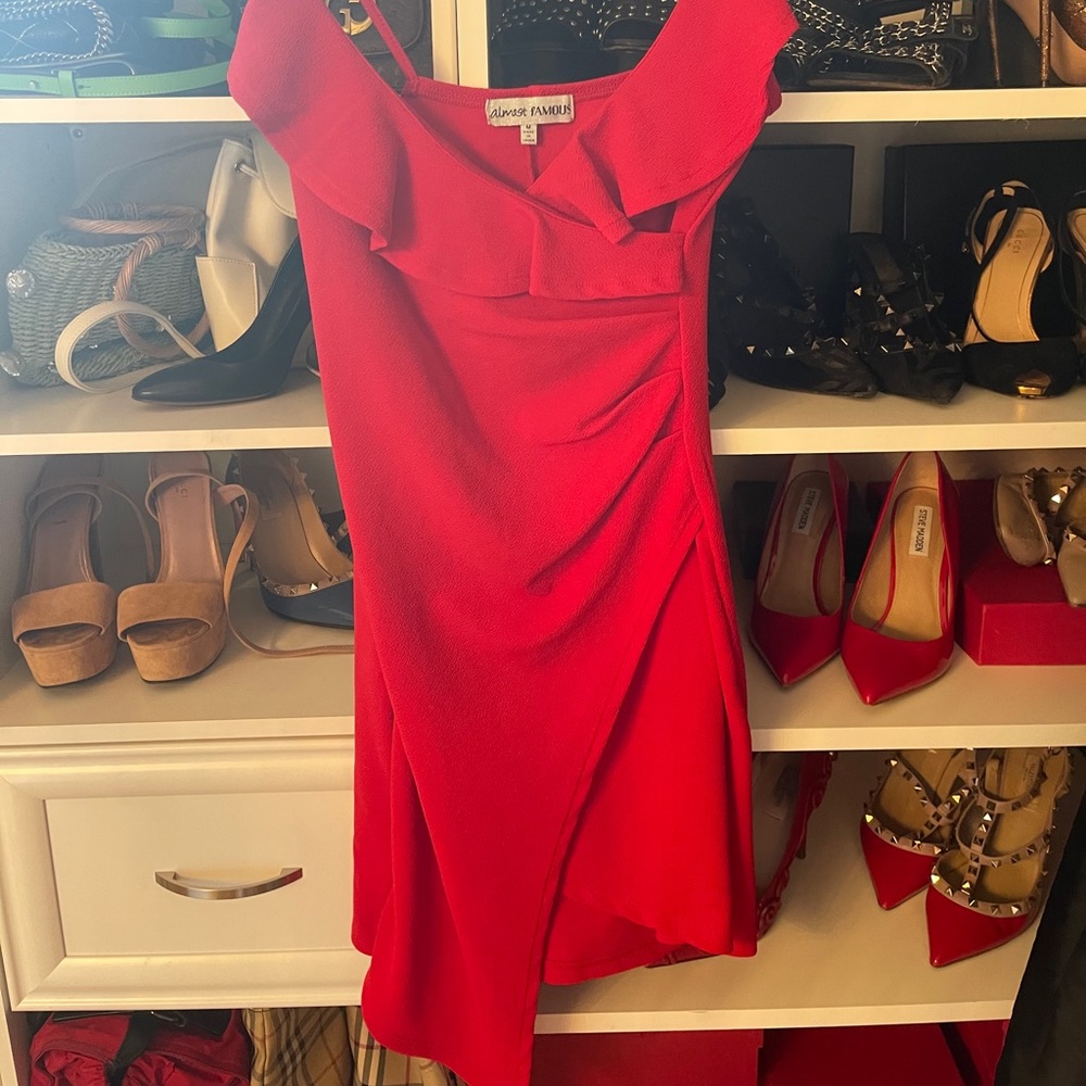 Red dress